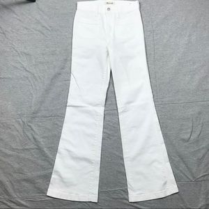 Madewell Flea Market Flare in White 25
